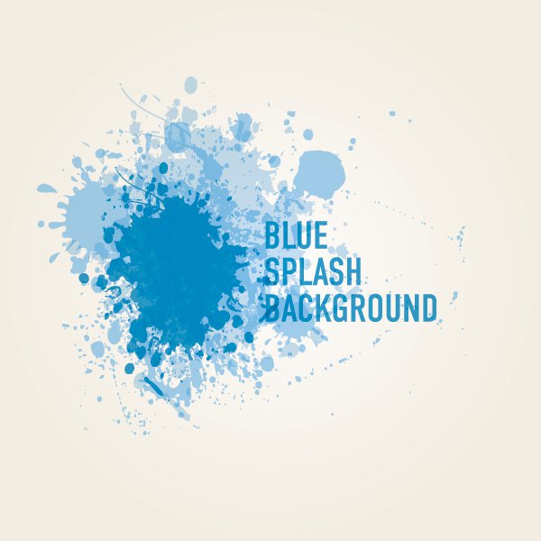600x600 Blue Splash Background Free Vector Free Vectors Ui Download