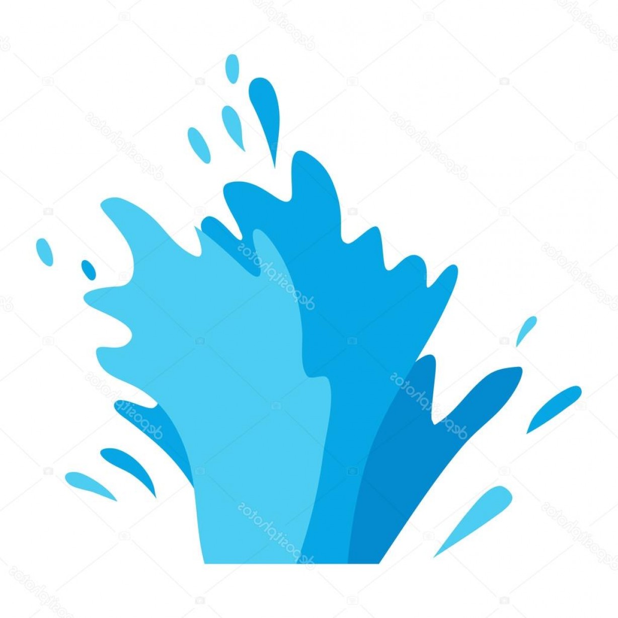 Stock Illustration Water Splashes Vector Set Soidergi 1228x1228 Stock Illustration Water Splashes Vector Set Soidergi