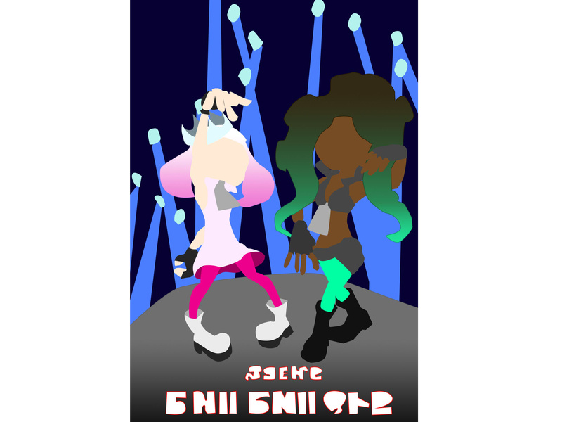 800x600 Splatoon Fanart Vector Image