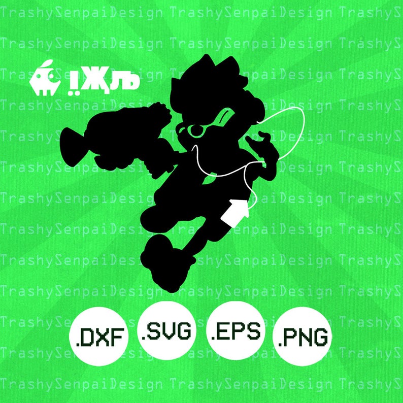 794x794 Splatoon Isquid  Dxf Video Game Etsy