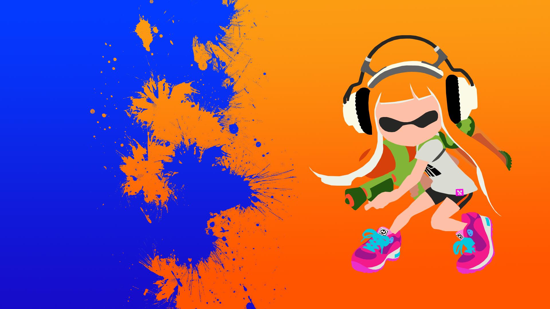 1920x1080 Splatoon Vector Wallpaper For You!