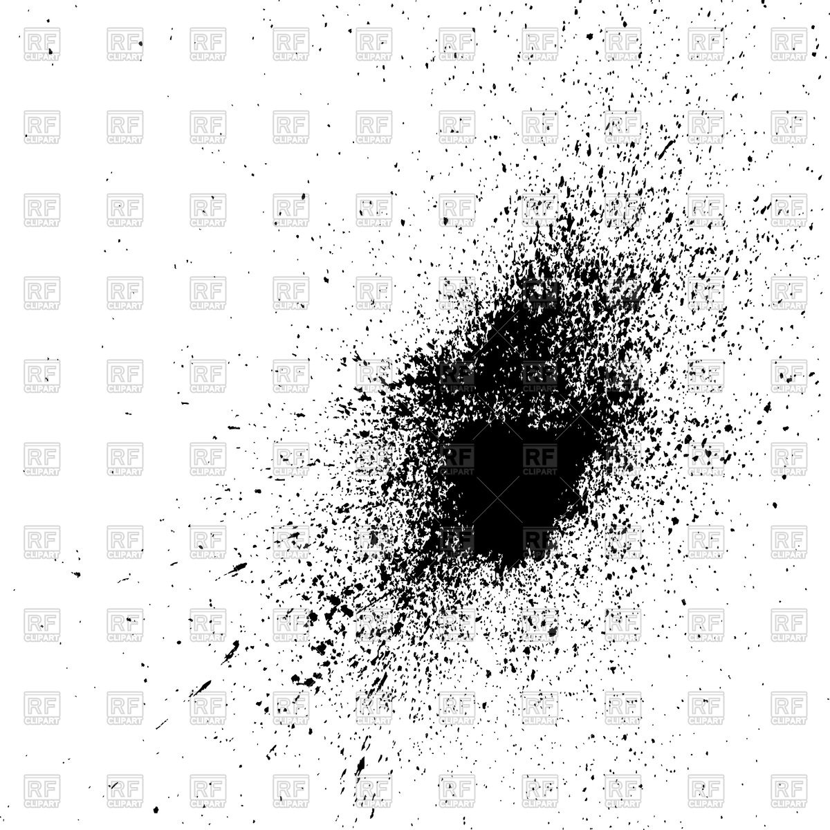 1200x1200 Acrylic Black Explosion Paint Splatter Vector Image Of Backgrounds