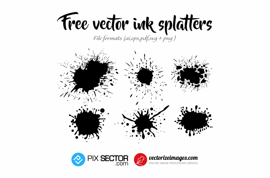 920x606 Free Vector Ink Splatter