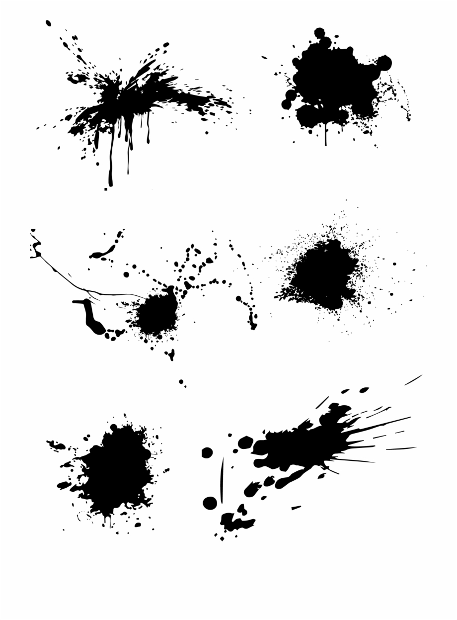 920x1247 Ink Splash Style Vector Png And Image