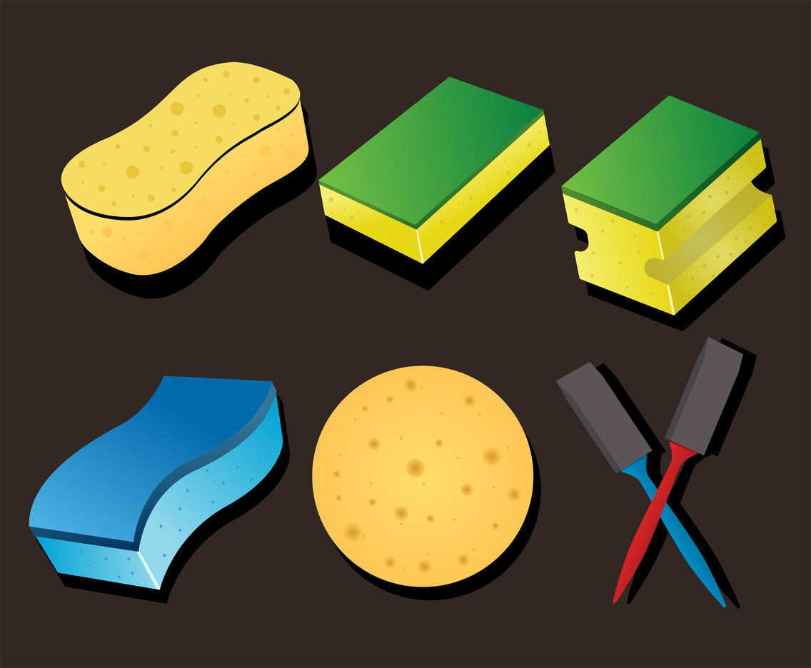 1136x936 Sponge Vector Pack Vector Art Graphics