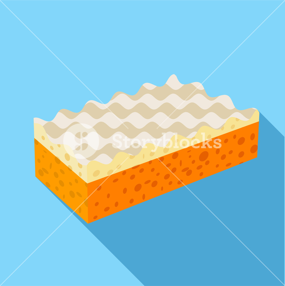 998x1000 Sponge Icon Flat Illustration Of Sponge Vector Icon For Web