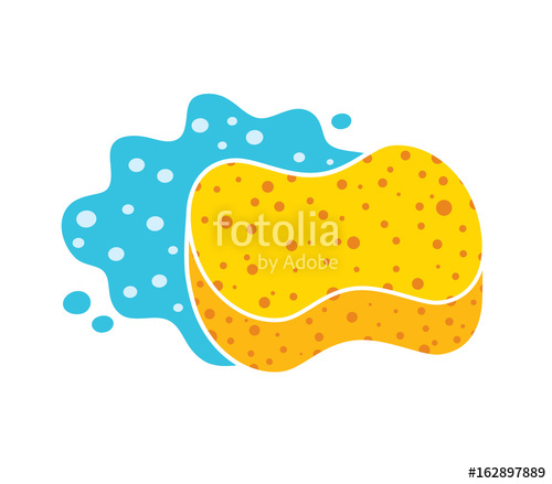 500x439 Yellow Sponge Vector Illustration Stock Image And Royalty Free
