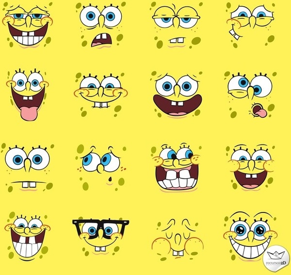 Spongebob Squarepants Vector Pack Faces Free Vector In Adobe 600x567 Spongebob Squarepants Vector Pack Faces Free Vector In Adobe