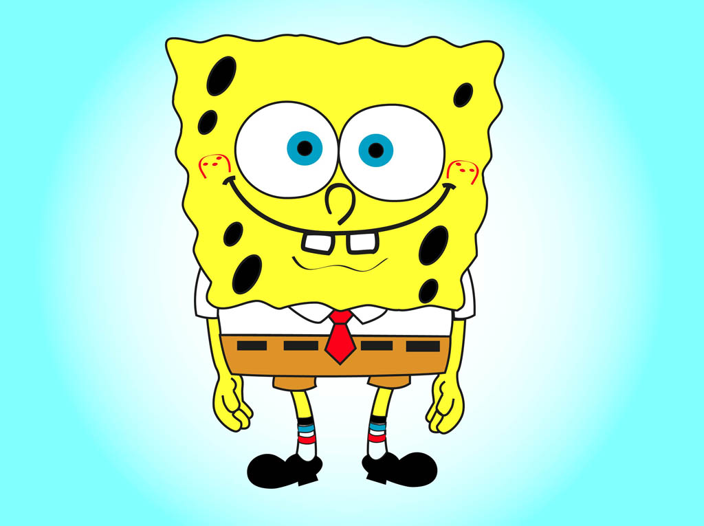 Spongebob Squarepants Vector Vector Art Graphics 1024x765 Spongebob Squarepants Vector Vector Art Graphics