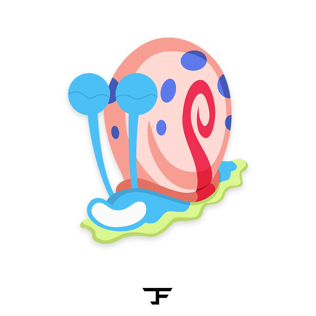 Gary The Snail From Spongebob Squarepants Vector Art!!! 1024x1024 Gary The Snail From Spongebob Squarepants Vector Art!!!