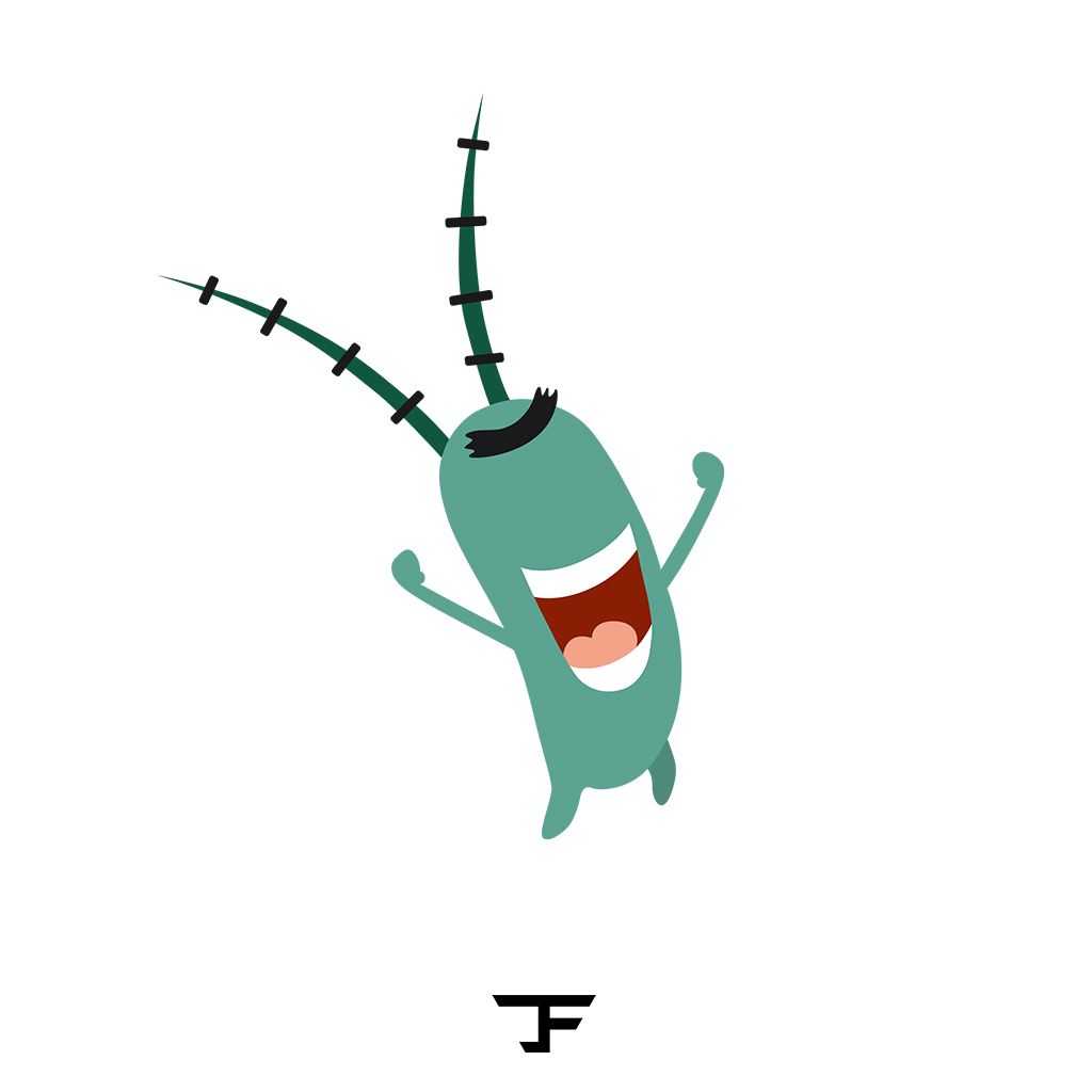 Plankton From Spongebob Squarepants Vector Art!!! 1024x1024 Plankton From Spongebob Squarepants Vector Art!!!