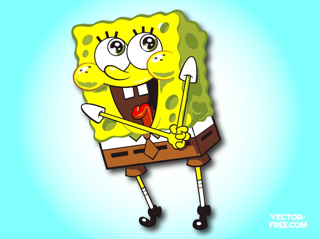 1024x765 Sponge Bob Cartoon Vector Art Graphics
