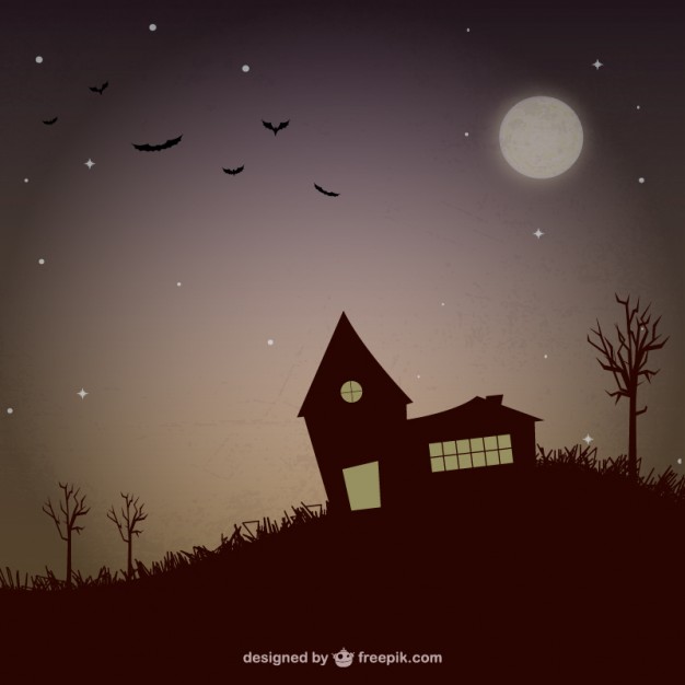 626x626 Halloween Spooky Background Vector Free Download