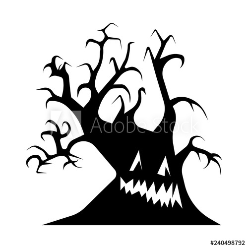 Spooky Tree Vector at Vectorified.com | Collection of Spooky Tree ...