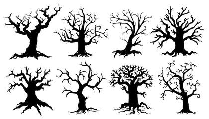 420x240 Scary Tree Silhouettes Adobe Boogalie Woogalies In Tree
