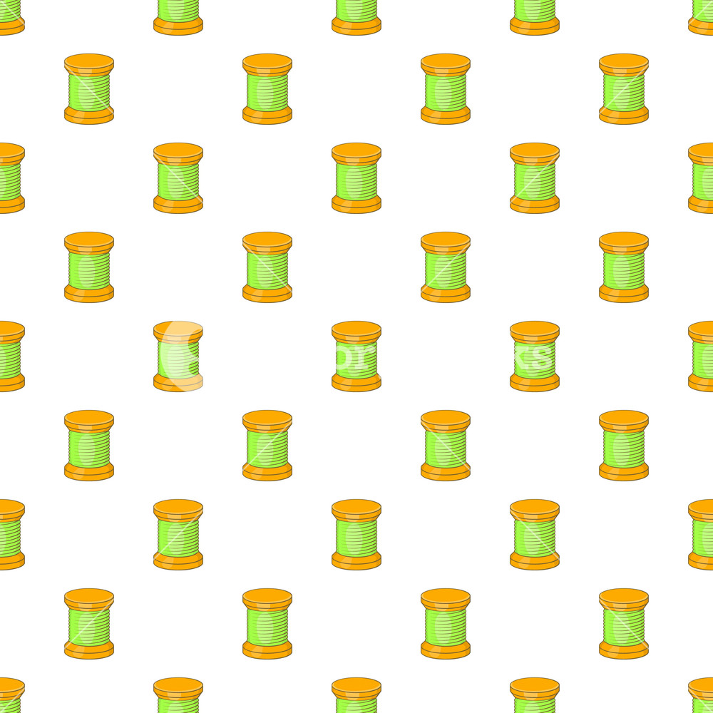 1000x1000 Spool Of Thread Pattern Cartoon Illustration Of Spool Of Thread