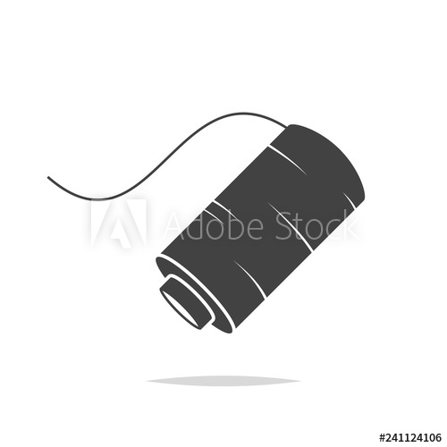 500x500 Spool Of Thread Vector Isolated