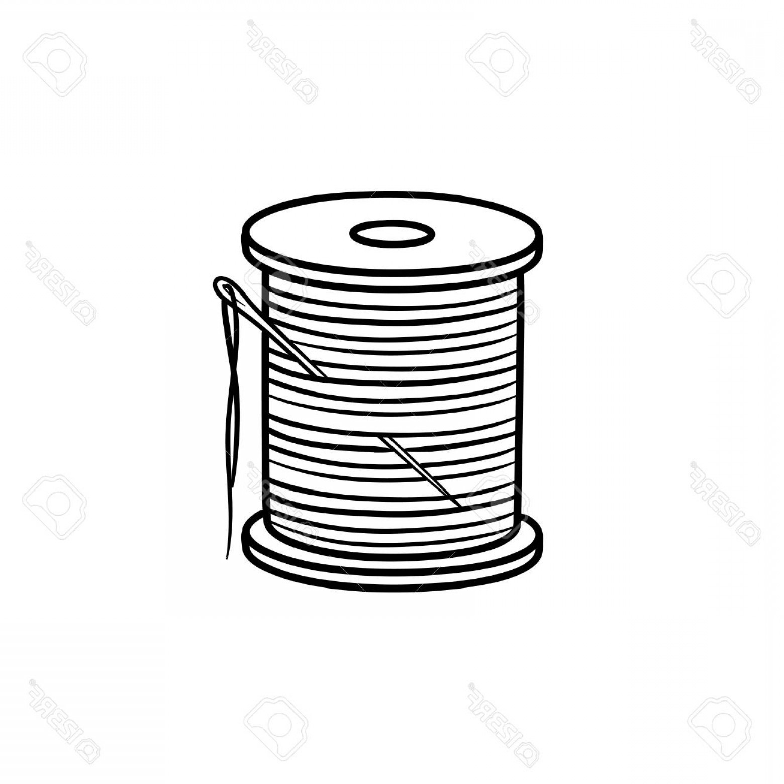 1560x1560 Needle And Thread Spool Vector Lamaison