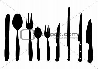 340x238 Image Spoon, Knife And Fork Vector From Crestock Stock Photos