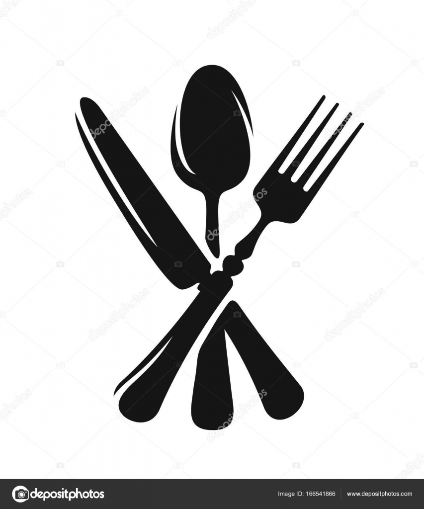 853x1024 Spoon Fork And Knife Silhouette