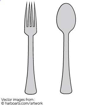 335x355 Download Fork And Spoon