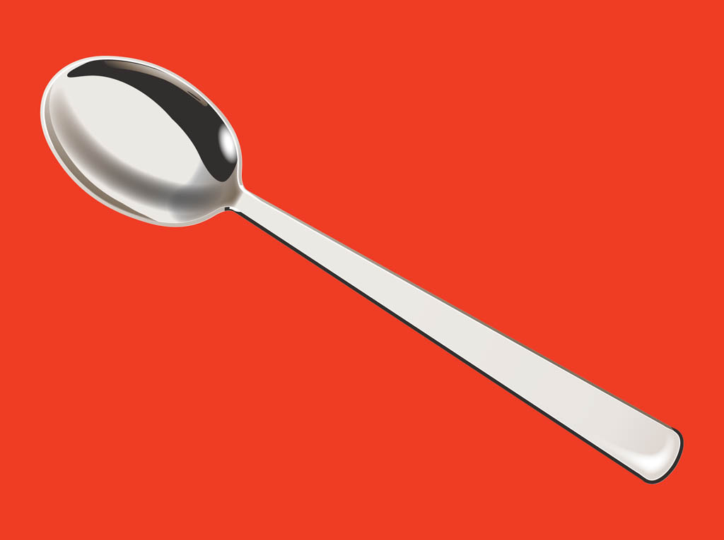 Realistic Spoon Graphics Vector Art Graphics 1024x765 Realistic Spoon Graphics Vector Art Graphics