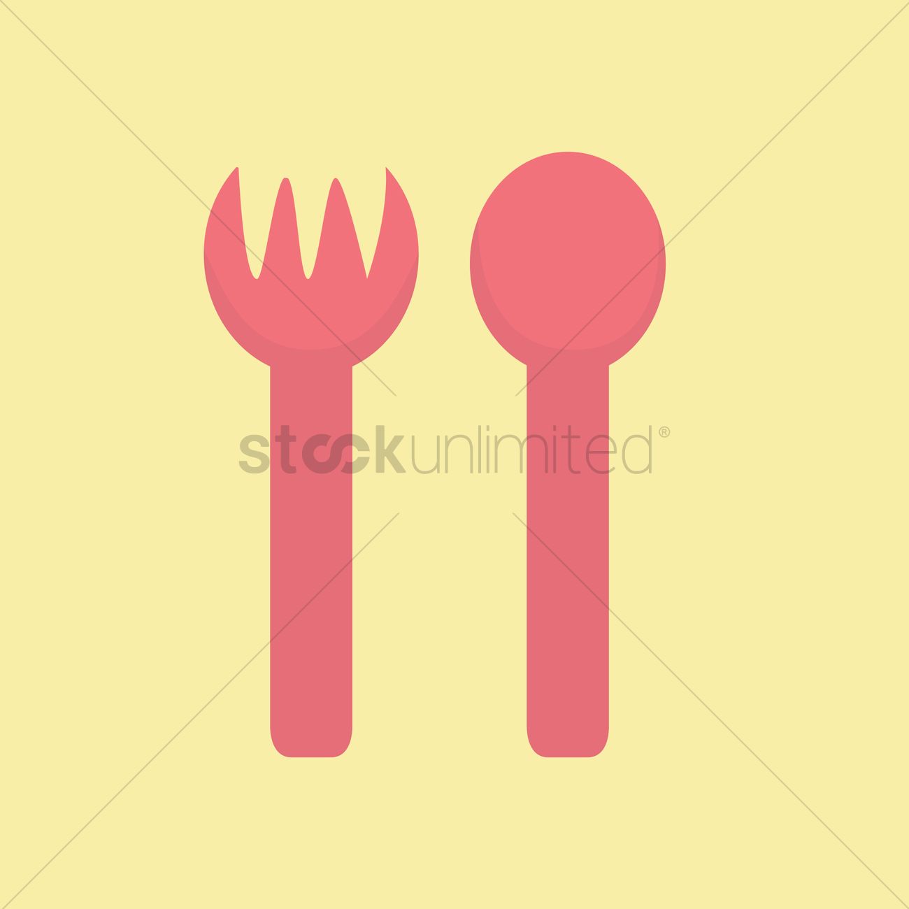 Free Fork And Spoon Vector Image 1300x1300 Free Fork And Spoon Vector Image