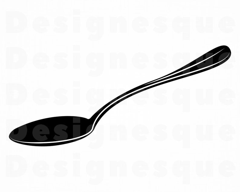 794x635 Spoon Kitchen Spoon Clipart Spoon For Cricut Etsy