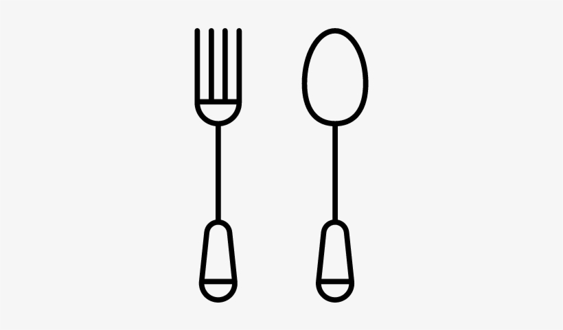 820x481 Thin Fork And Thin Spoon Vector