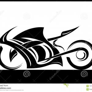 300x300 Motorcycle Silhouette Sport Bike Vector Studiogrfx
