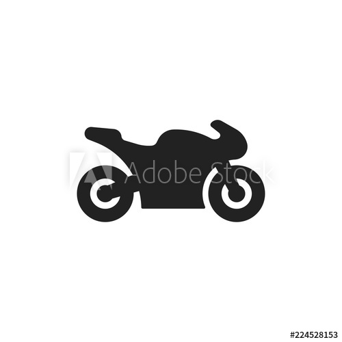 500x500 Motorcycle Icon Sport Bike Vector