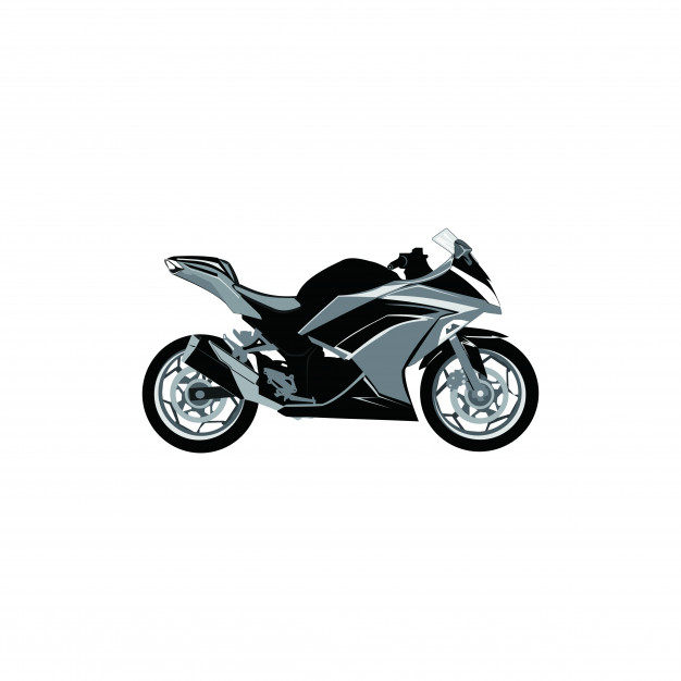 626x626 Sport Bike Vector Vector Premium Download