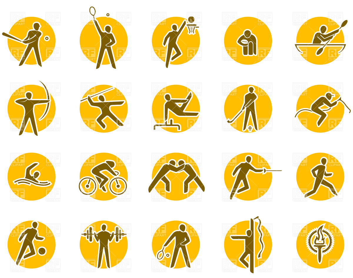 Summer Sports Icon Set Vector Image Of Sport And Leisure Good 1200x947 Summer Sports Icon Set Vector Image Of Sport And Leisure Good