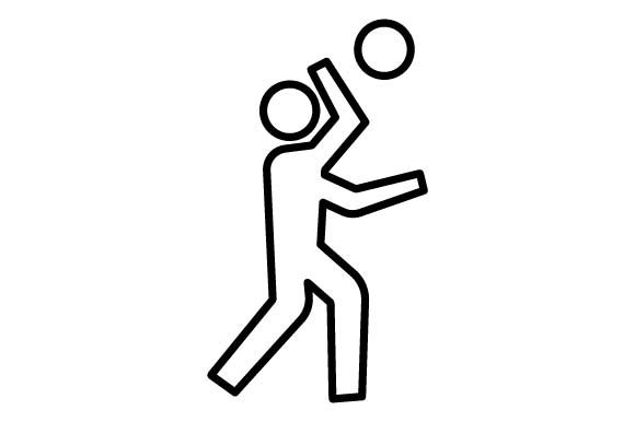 Volleyball Sport Icon 580x386 Volleyball Sport Icon