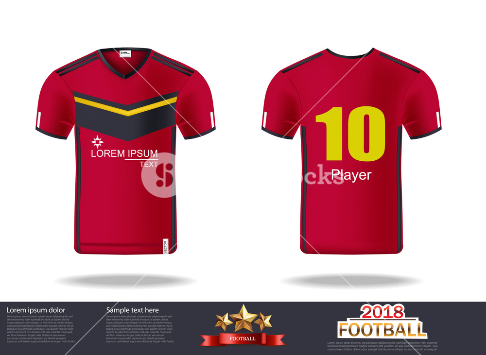 1000x731 Football T Shirts Vector Design Template For Soccer Jersey