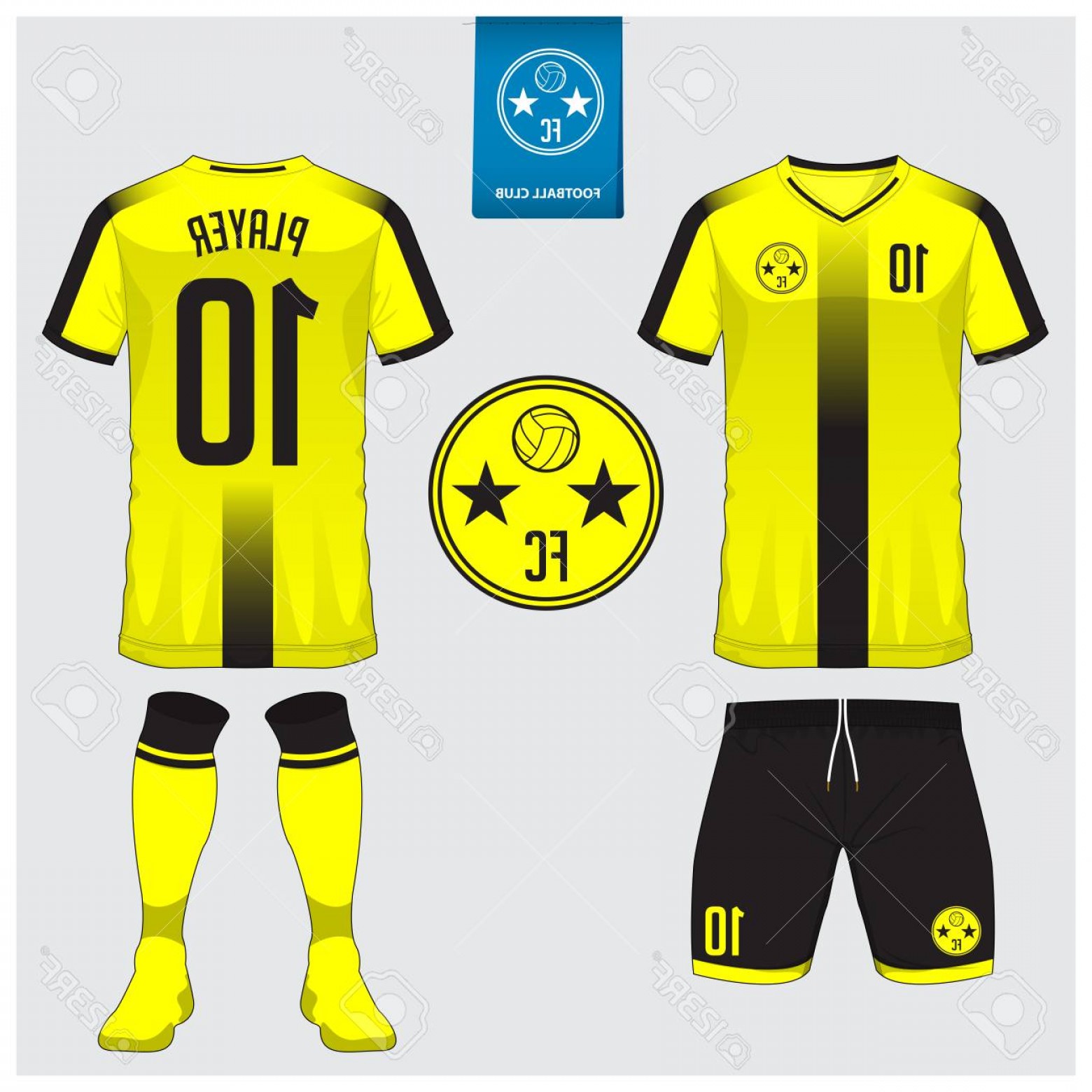 1560x1560 Photostock Vector Soccer Jersey Football Kit T Shirt Sport Short