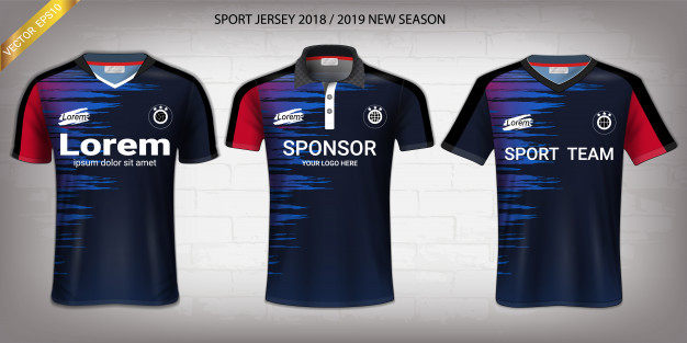 626x313 Sport Jersey Vector Premium Download