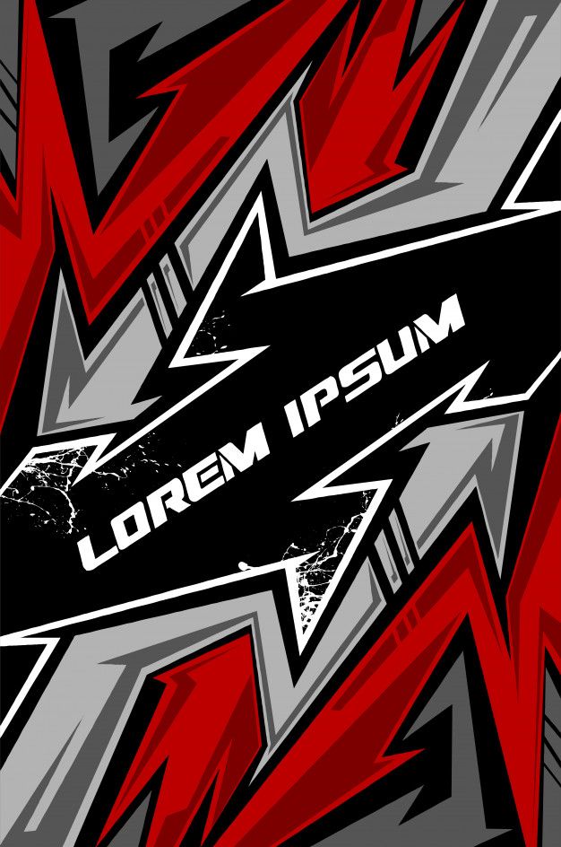 626x944 Sport Jersey Pattern Premium Vector Abstract Shapes