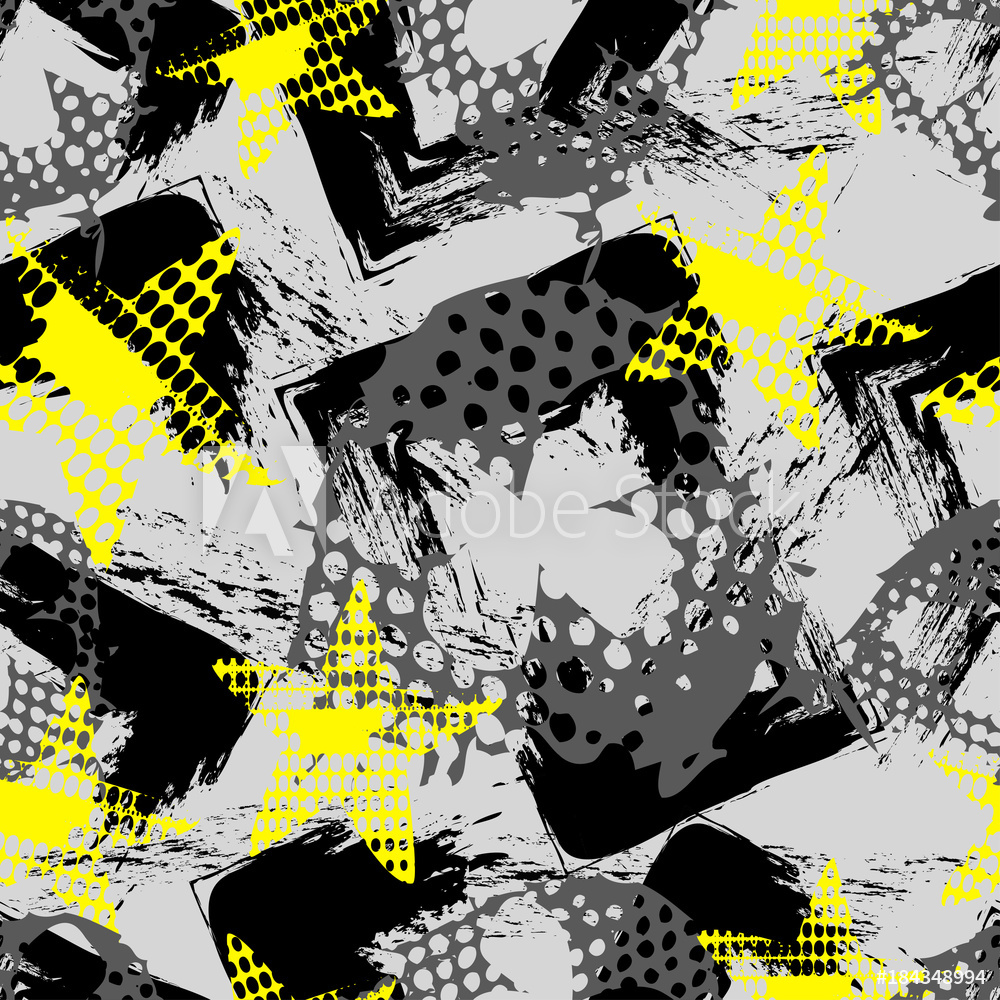 1000x1000 Door Stickers Abstract Seamless Grunge Sport Pattern For Girls