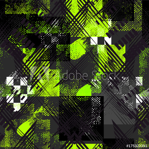 500x500 Abstract Sport Seamless Pattern For Girls, Boys, Clothes Creative