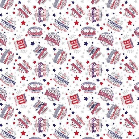 450x450 Baseball Theme Vector Seamless Sport Pattern Background Royalty