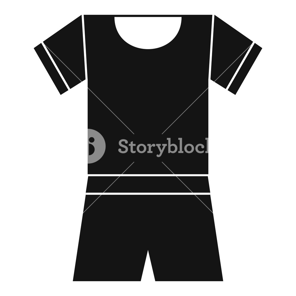1000x1000 Sport Shirt And Shorts Icon Simple Illustration Of Sport Shirt