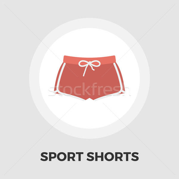 600x600 Sports Shorts Icon Flat Vector Illustration Oleksii Afanasiev