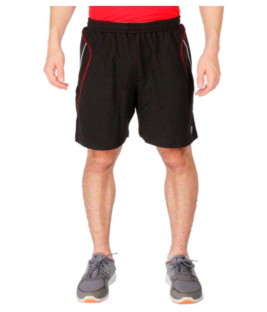 850x995 Vector X Solid Men's Black Sports Shorts Buy Online