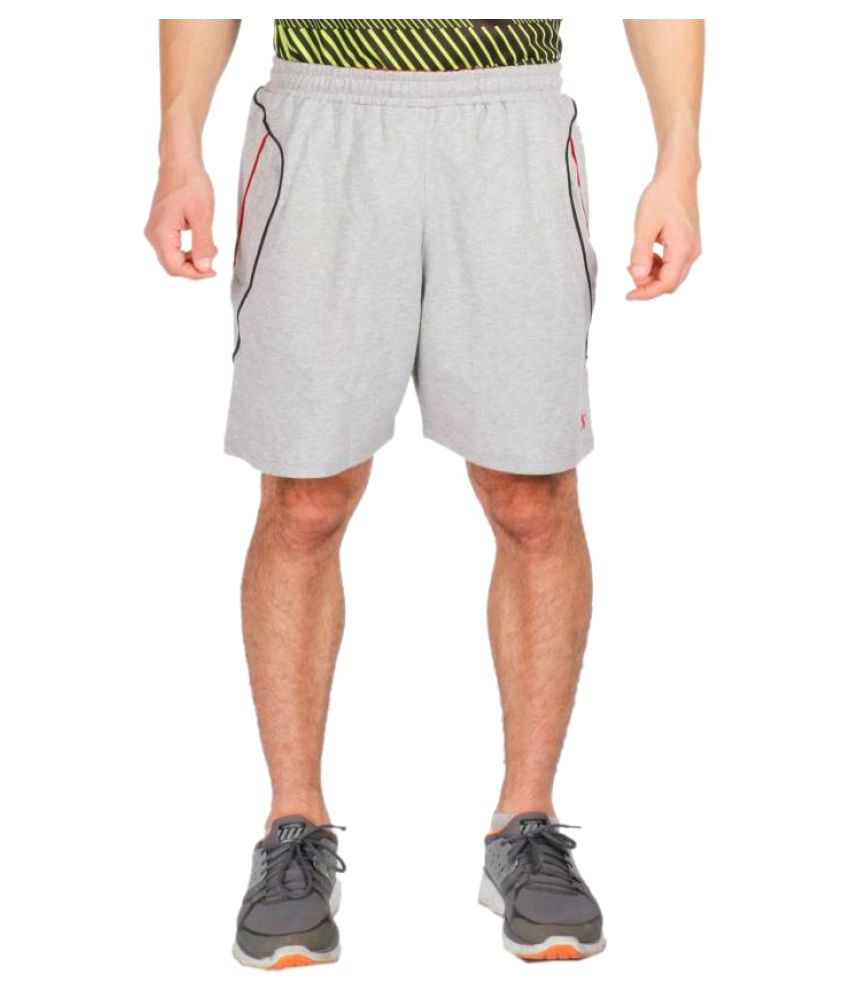 850x995 Vector X Solid Men's Grey Sports Shorts Buy Online