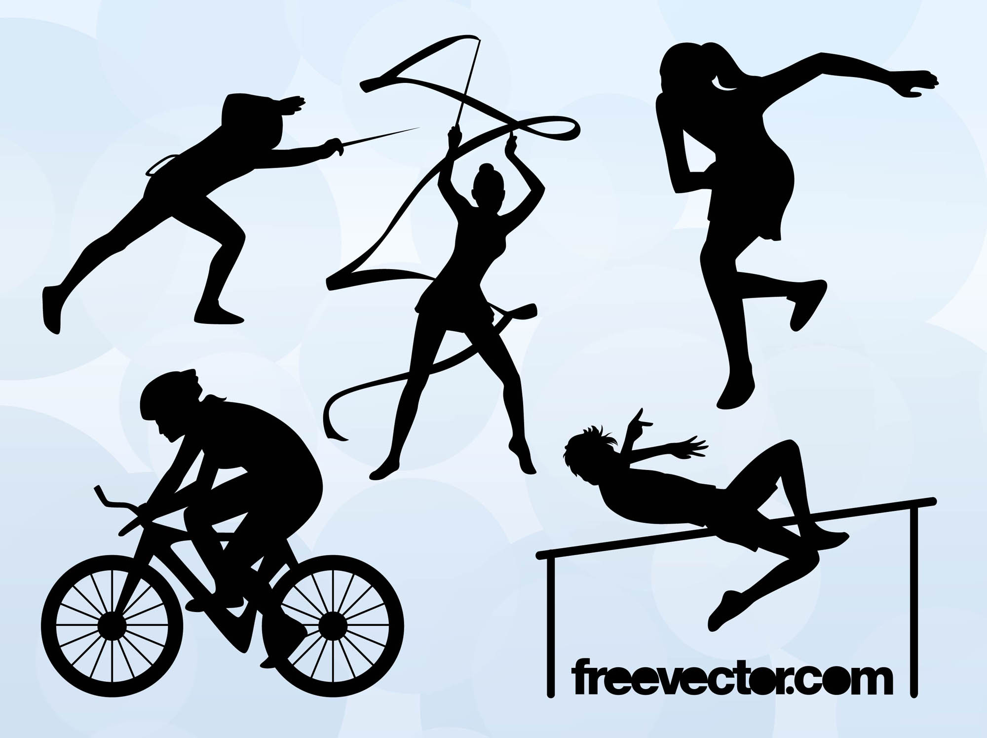 Sport Silhouette Vector At Collection Of Sport Silhouette Vector Free For