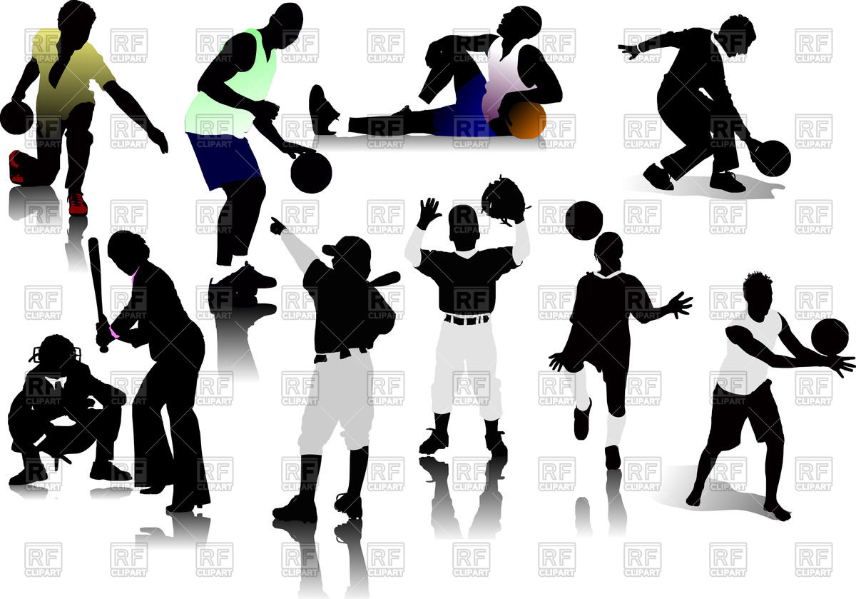 1200x839 Sport People Silhouettes Vector Image Of People Leonido
