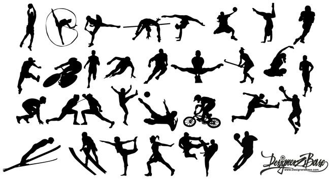 650x355 Sports Silhouettes