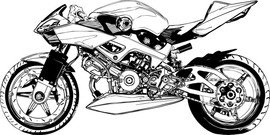 270x135 Free Motorcycle Clipart And Vector Graphics