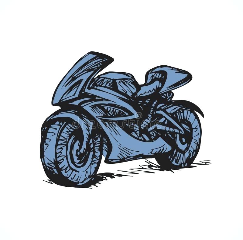 800x793 Sportbike Drawing